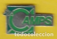 Pin's de collection: PIN - TARRAGONA - ELS CAMPS  - ASSOCIACIO COMERCIANTS - METAL ESMALTADO Y RELIEVE - TAMA&Ntilde;O PEQUE&Ntilde;O