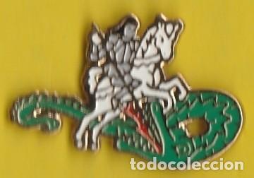 Pins de colecci&oacute;n: PIN - SANT JORDI - DRAC - METAL DORADO Y ESMALTE -