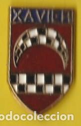 Pin's de collection: PIN - XAVIER - ESCUDO - NAVARRA - METAL DORADO Y ESMALTE - TAMA&Ntilde;O PEQUE&Ntilde;O -