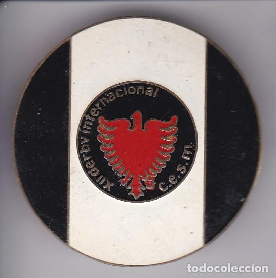 Pins de colecci&oacute;n: ANTIGUA INSIGNIA DE AGUJA - XII DERBY INTERNACIONAL CESM - ESQUI MONTA&Ntilde;A, 4 CM, BUEN ESTADO