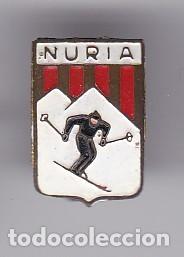 Pins de colecci&oacute;n: ANTIGUA INSIGNIA DE AGUJA DE NURIA - ESQUI - MONTA&Ntilde;A