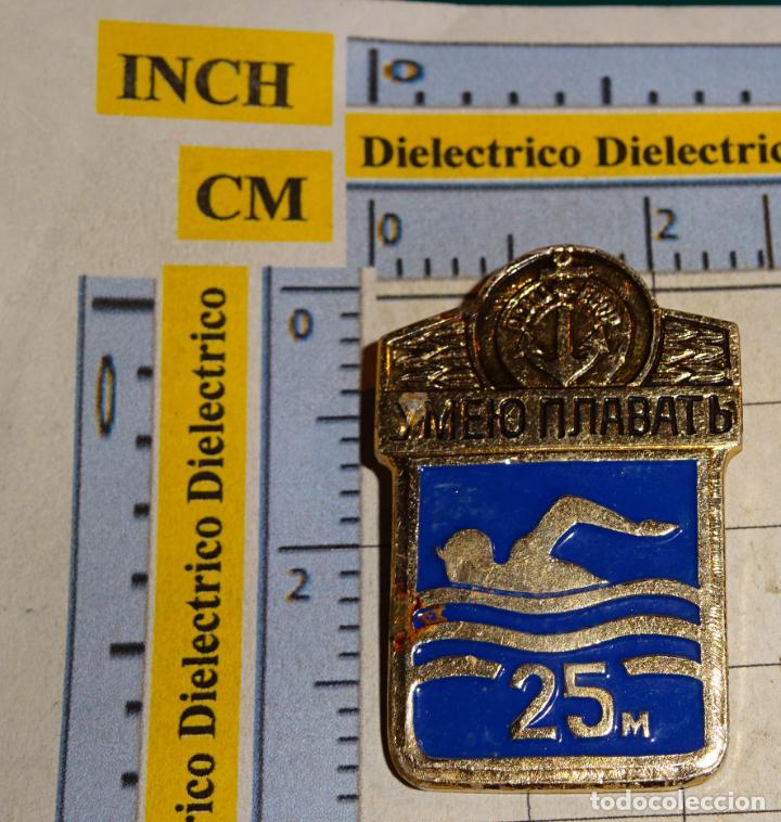 Pins de cole&ccedil;&atilde;o: INSIGNIA BROCHE UNI&Oacute;N SOVI&Eacute;TICA. RUSIA. NATACI&Oacute;N 25 METROS