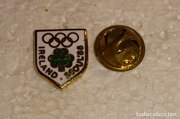 Collection pins: PIN DE DEPORTES. OLIMPIADAS JUEGOS OL&Iacute;MPICOS SEUL 88 1988. DELEGACI&Oacute;N DE IRLANDA