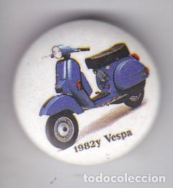 Pins de colecci&oacute;n: CHAPA IMPERDIBLE DE MOTO VESPA 1982Y DIAMETRO 2,50cm