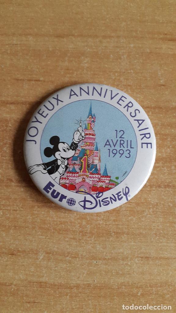 Chapa Pin Pin Euro Disney Mickey Joyeux Ann Sold Through Direct Sale