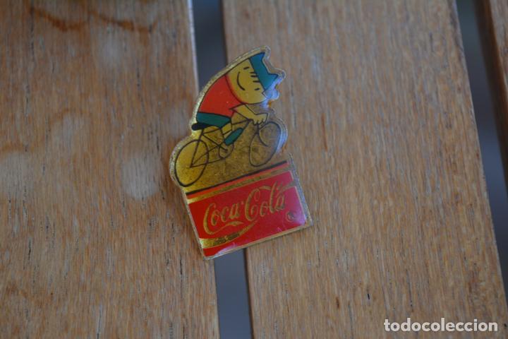 Pins de colecci&oacute;n: PIN DE LA MARCA COCA COLA OLIMPIADA BARCELONA 92.CICLISMO