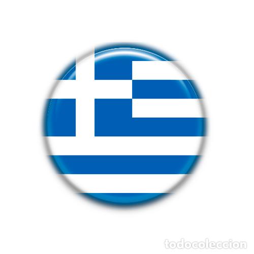 Pins de colecci&oacute;n: Grecia : Bandera Nacional, Pin Chapa Alfiler 1.50 Inch (38mm)