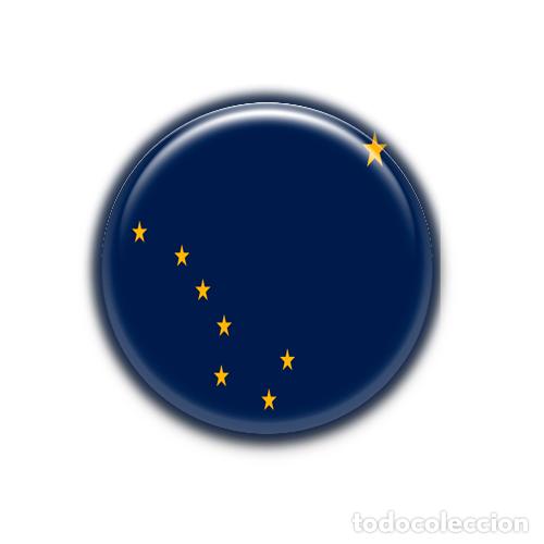 Pins de colecci&oacute;n: Alaska  : Bandera Estados Unidos, Pin Chapa Alfiler 1.50 Inch (38mm)