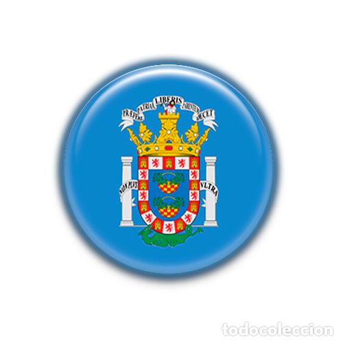 Pins de colecci&oacute;n: Melilla : Bandera Comunidad Autonoma Espa&ntilde;ola, Pin Chapa Alfiler 1.50 Inch (38mm)