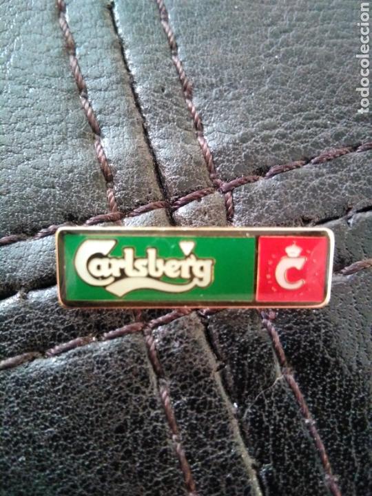 Collection pins: Pin ceveza bier beer Carlsberg Denmark Dinamarca Badge
