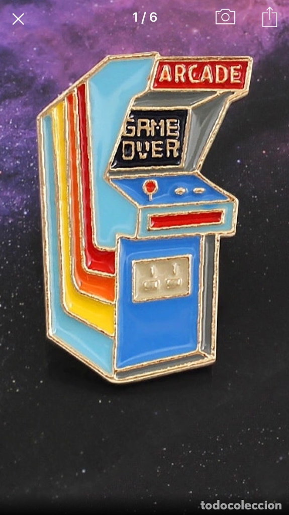 Pins de colecci&oacute;n: Pin arcade muy buen estado