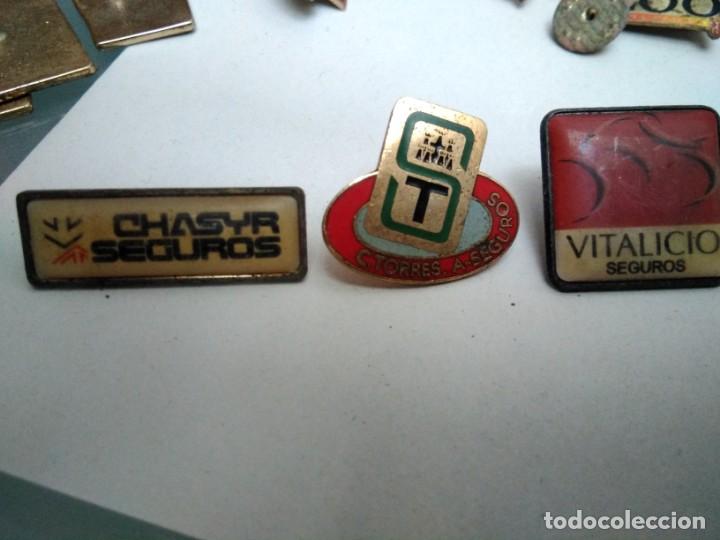 Pins de colecci&oacute;n: 3 pins compa&ntilde;&iacute;as de seguros