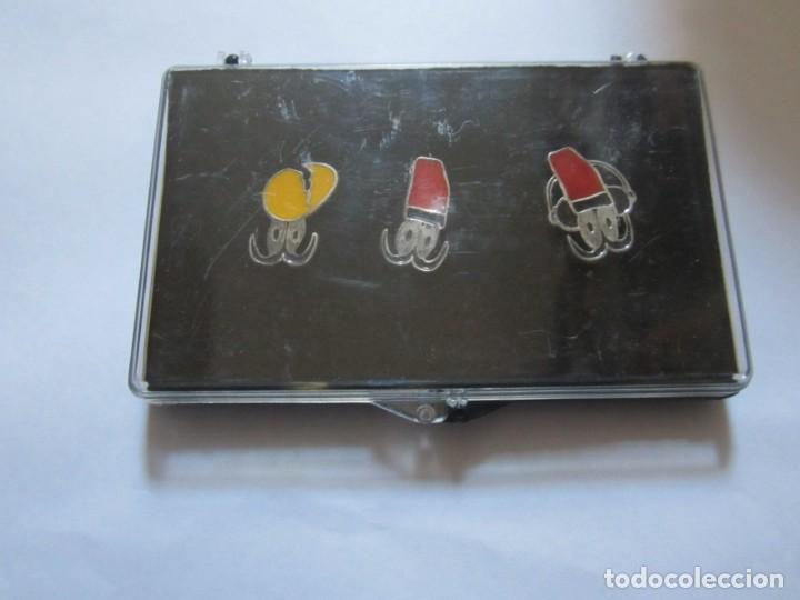 Pins de cole&ccedil;&atilde;o: Salvador Dal&igrave; LOTE 3 RAROS PINS EN CAJITA