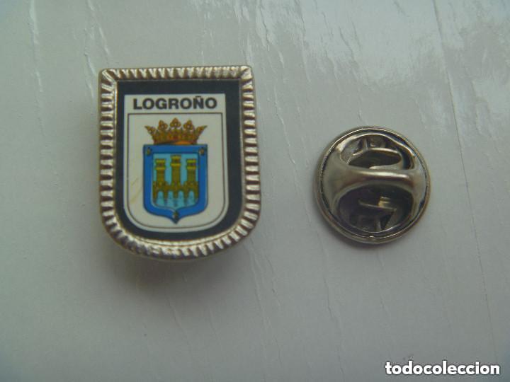 Pins de colecci&oacute;n: PIN CON EL ESCUDO DE LOGRO&Ntilde;O - Foto 1