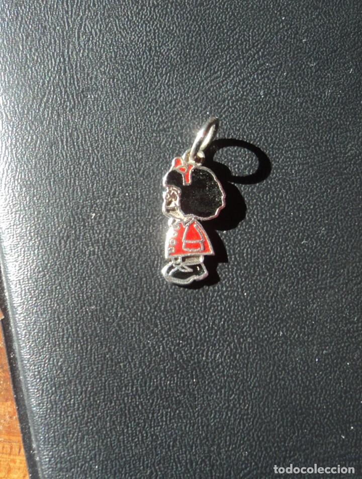 Pins de colecci&oacute;n: MAFALDA: HERMOSO COLGANTE DE PLATA 925 y ESMALTE-ARGENTINA-NUEVO-PIEZA UNICA