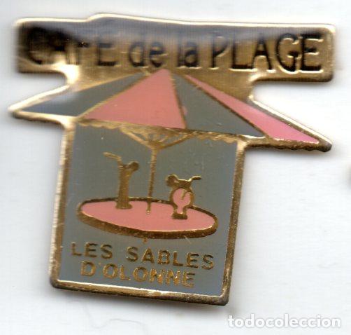 Pin Tema Bebida Cafe De La Plage Les Sables Dolonne