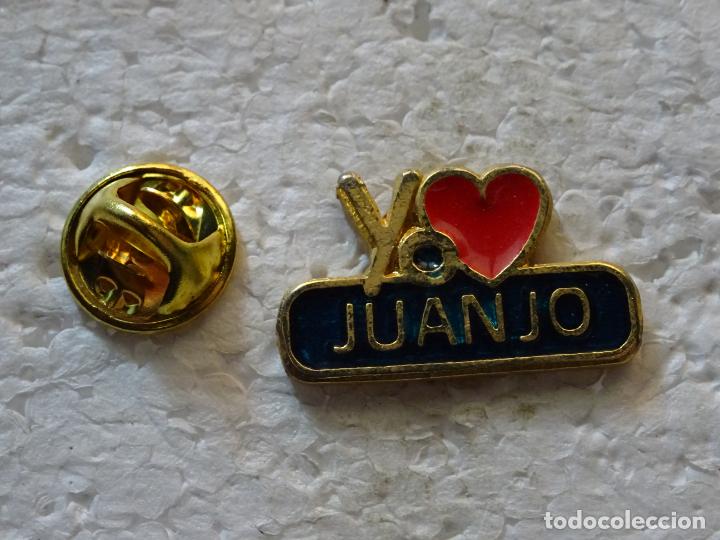 Pins de colecci&oacute;n: PIN YO AMO A JUANJO - Foto 1