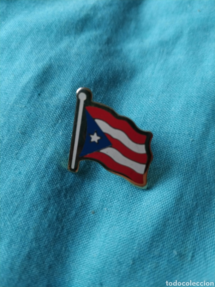 Sammlung von Pins: Pin Bandera Flag Puerto Rico