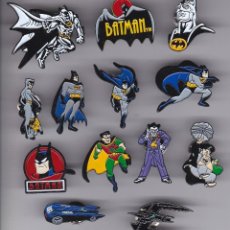 Pins de colección: COLECCION DE 13 PINS DE BATMAN - COMIC SUPERHEROES. Lote 401360309