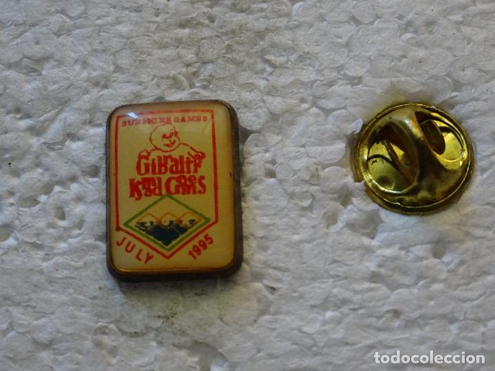 Pins de colecci&oacute;n: PIN DE DEPORTES. SUNSHINE GAMES GIBRALTAR 1995. ISLAND GAMES ASSOCIATION