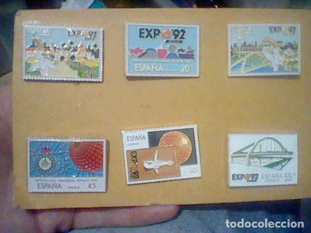 Pins de colecci&oacute;n: EXPO SEVILLA MUNDIAL 92 1992 COLECCION COMPLETA 6 PINS PINES