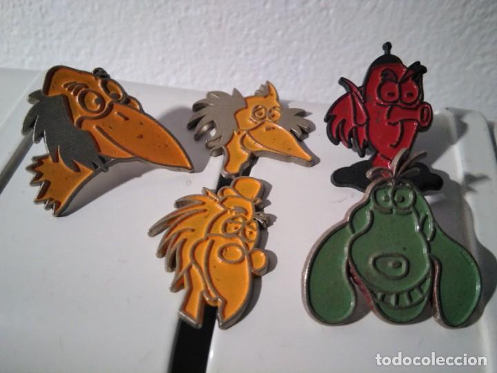 Pins de colecci&oacute;n: 5 pins caras de personajes de comic