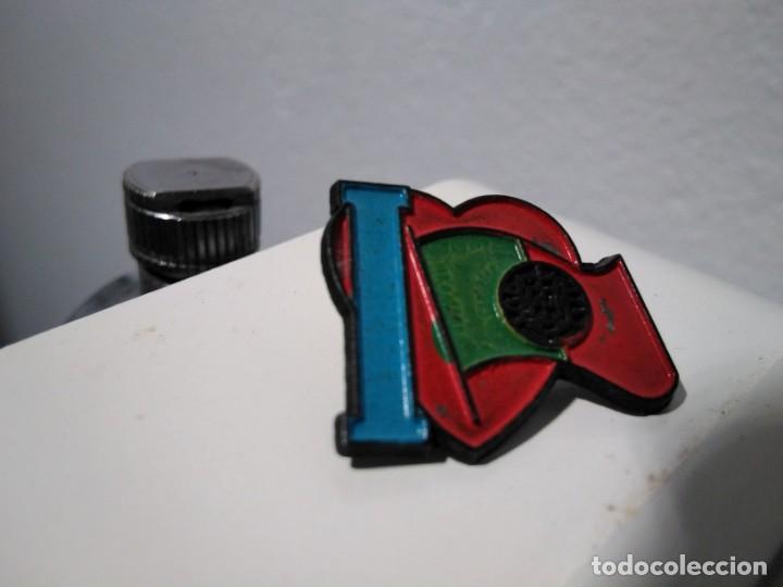 Pins de colecci&oacute;n: Pin I love bandera Portugal