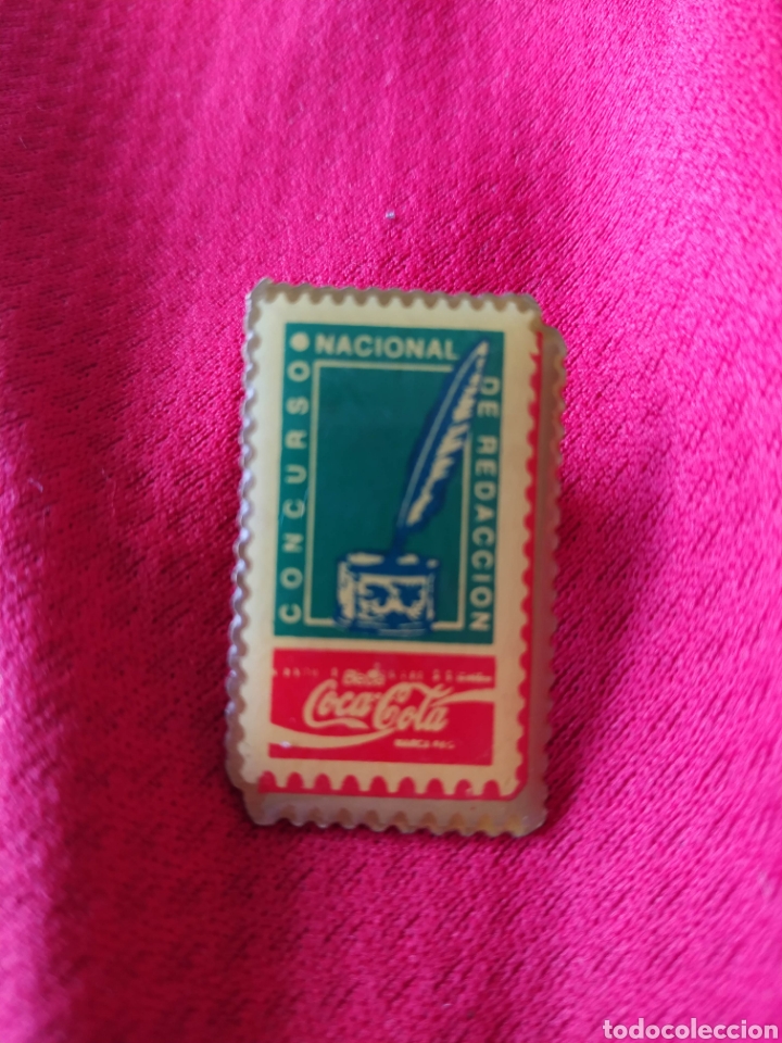 Sammlung von Pins: Pin Coca Cola Concurso Nacional de redaccion