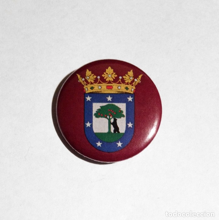 Pins de colecci&oacute;n: MADRID - ESCUDO CIUDAD CHAPA 31mm (CON IMPERDIBLE)