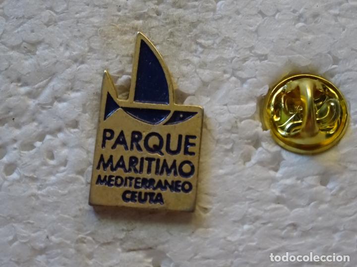 Pins e Spille di collezione: PIN DE TURISMO. PARQUE MAR&Iacute;TIMO MEDITERRANEO DE CEUTA