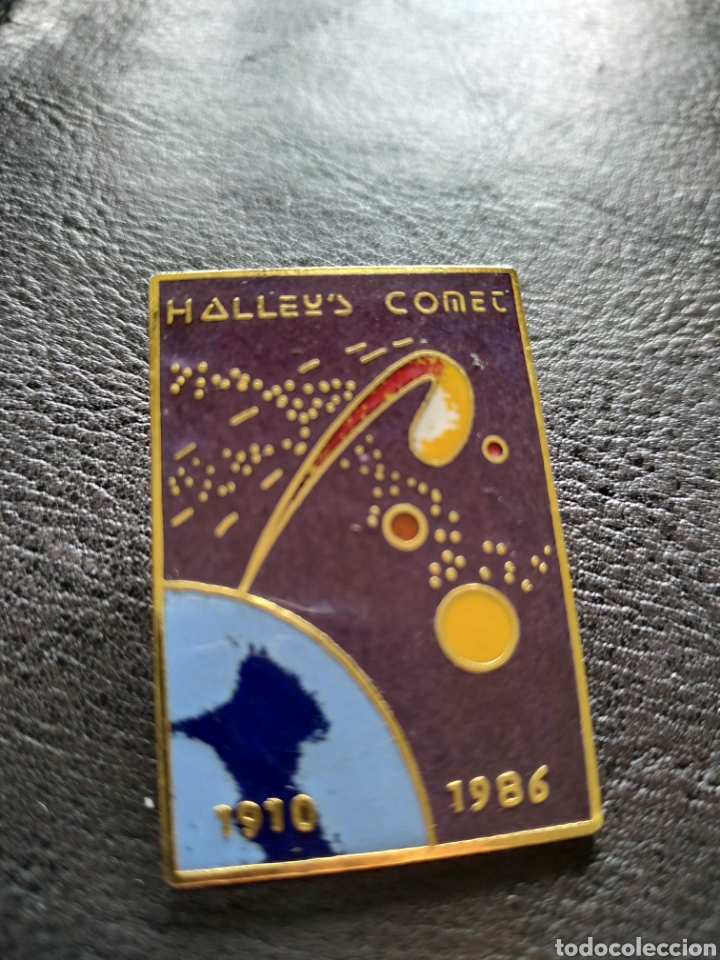 Sammlung von Pins: Pin Antronomia esmaltado Cometa Halley Halley's Comet 1910 1986