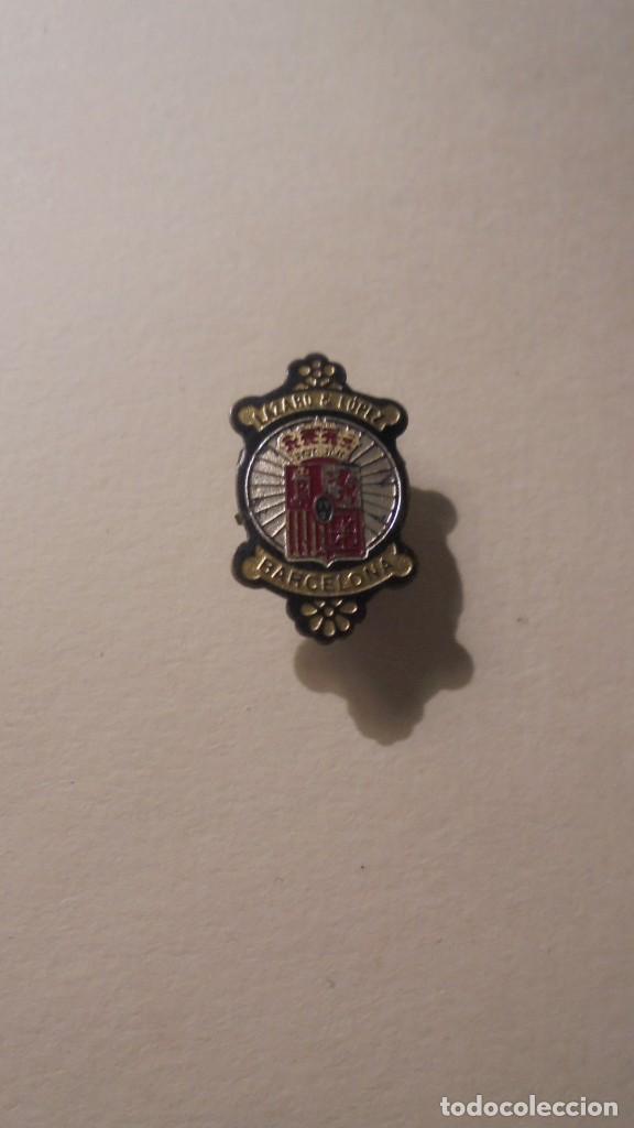 Pins de colecci&oacute;n: CICLISMO - ANTIGUA INSIGNIA SOLAPERA - LAZARO & LOPEZ - BARCELONA 2,7X1,6 CM.