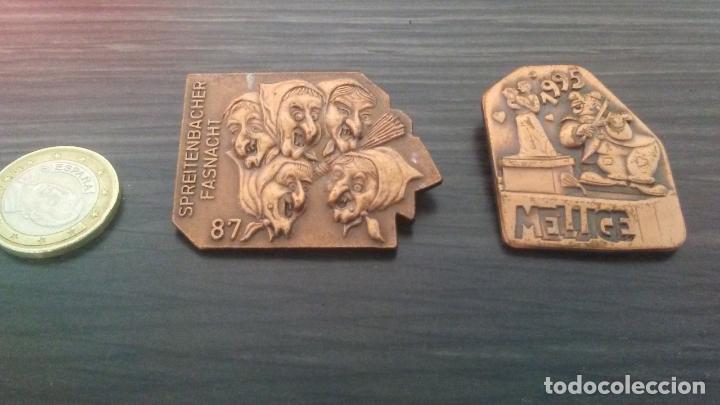 Pins de cole&ccedil;&atilde;o: LOTE DE 2 PINS VINTAGE A&Ntilde;OS 80 90 ALEMANES O SUIZOS SON PESADOS