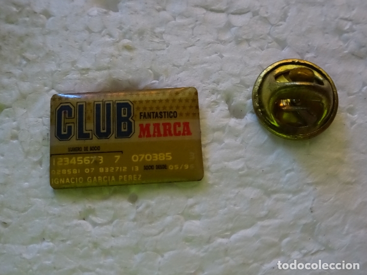 Sammlung von Pins: PIN DE DEPORTES. F&Uacute;TBOL. TARJETA SOCIO CLUB MARCA