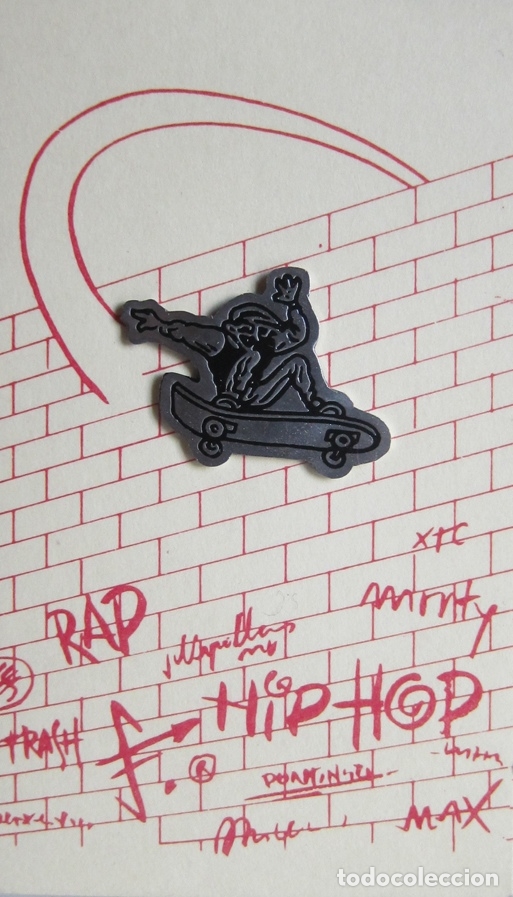 Pins de colecci&oacute;n: Max. Pin Hip Hop. 1990 - Foto 2