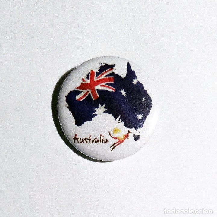 Pins de colecci&oacute;n: AUSTRALIA - CHAPA 31mm (CON IMPERDIBLE)