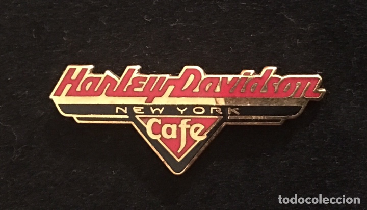 Pins de colecci&oacute;n: Pin Harley Davison Caf&eacute; New York . Original, esmaltado
