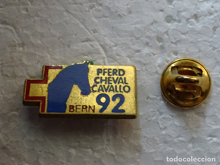 Sammlung von Pins: PIN DE TURISMO. FERIA DEL CABALLO DE SUIZA 92 1992