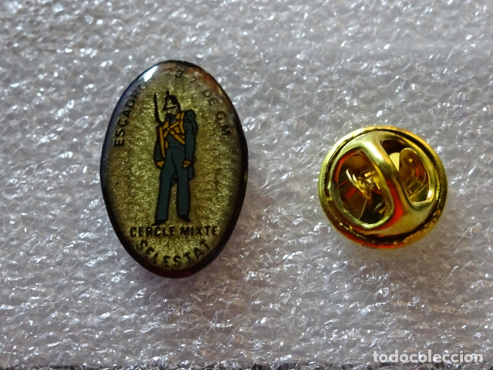 Pins e Spille di collezione: PIN MILITAR POLICIAL. ESCUADR&Oacute;N 23.7 DE G.M. SELESTAT FRANCIA. SOLDADO POLICIA UNIFORME