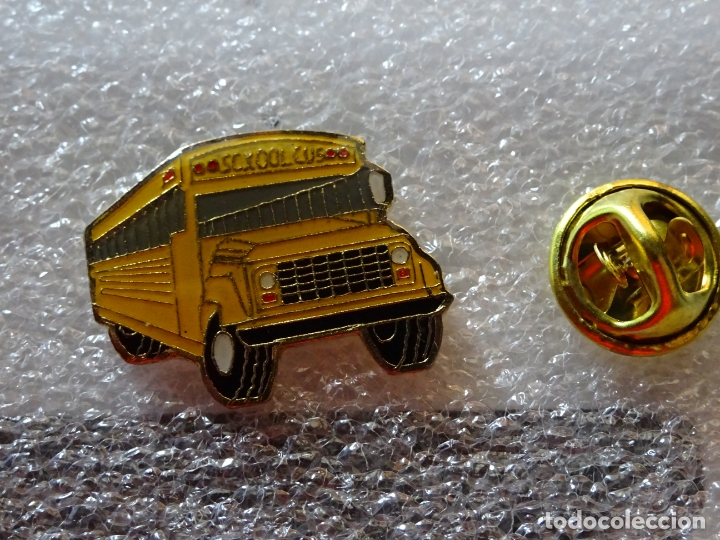 Pins de colecci&oacute;n: PIN DE COCHES AUTOBUSES BUSES. AUTOBUS ESCOLAR AMARILLO