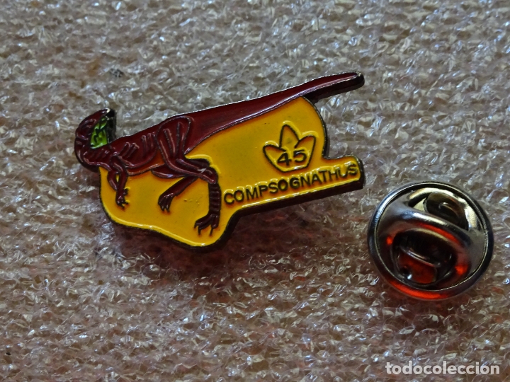 Sammlung von Pins: PIN DE ANIMALES DINOSAURIOS. 45 COMPSOGNATHUS