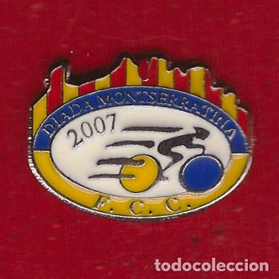 Pins de colecci&oacute;n: pin diada montserratina de ciclismo 2007