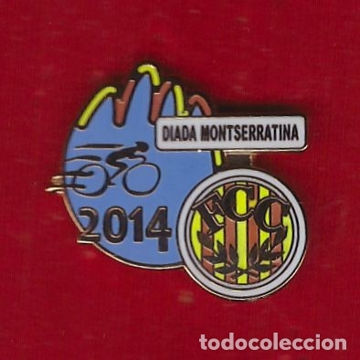Pins de colecci&oacute;n: pin diada montserratina de ciclismo 2014