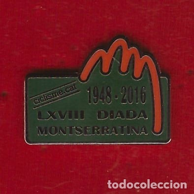 Pins de colecci&oacute;n: pin diada montserratina de ciclismo 2016