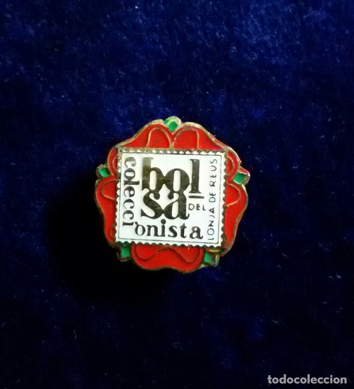 Pin's de collection: Antigua insignia pin de ojal o solapa bolsa del coleccionista lonja reus