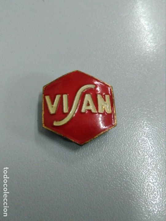 Pins de colecci&oacute;n: Insignia AGRICULTURA GANADERIA PIENSOS VISAN fabricados en espa&ntilde;a