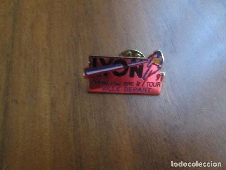 Pins de colecci&oacute;n: PINS LYON TOUR 91-VILLE DEPART CICLISMO