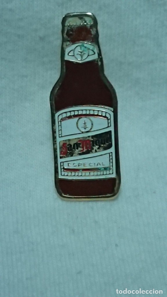 Pins de colecci&oacute;n: PINS PIN BOTELLA CERVEZA SAN MIGUEL