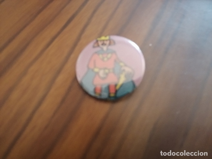 Sammlung von Pins: CHAPA. PRINCIPE DE GALLETAS. ENTRIALGO.  DE 31 CM. DETR&Aacute;S MET&Aacute;LICA. BUEN ESTADO. SIN USO. DIFICIL