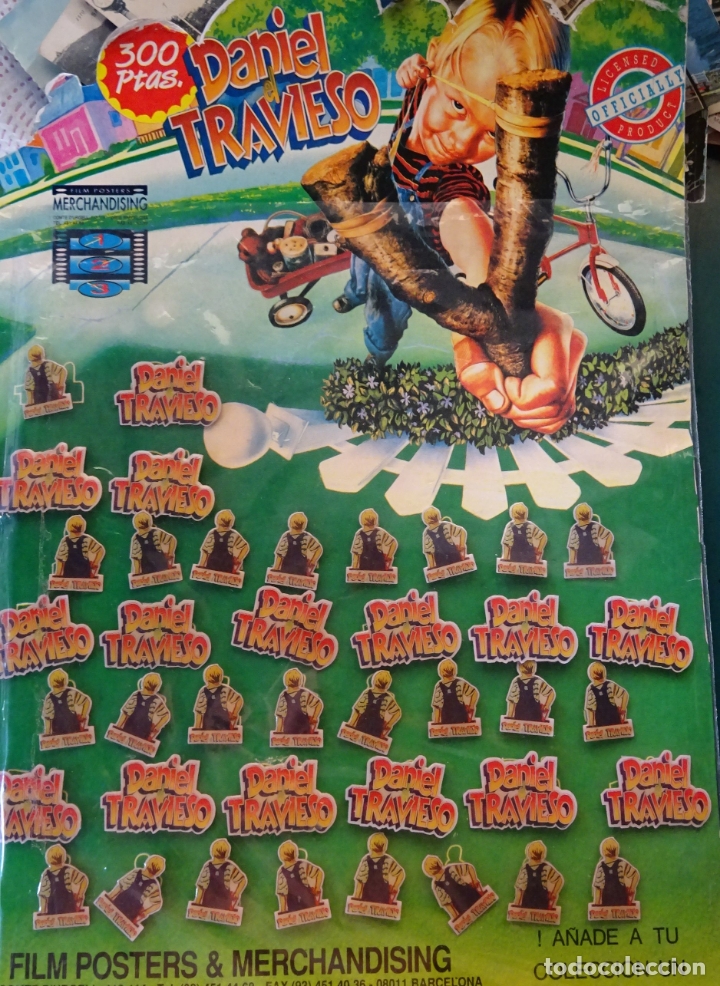 Sammlung von Pins: 2 PINS DE CINE. DIBUJOS ANIMADOS. PEL&Iacute;CULA DANIEL EL TRAVIESO